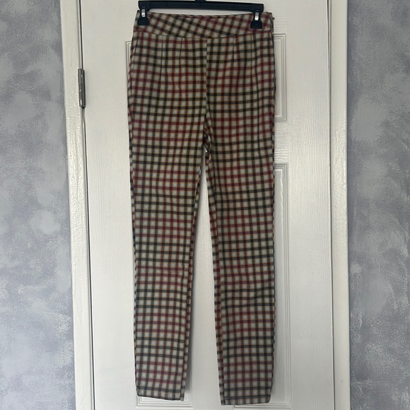 FREE PEOPLE Checkered Pant - Picture 1 of 5